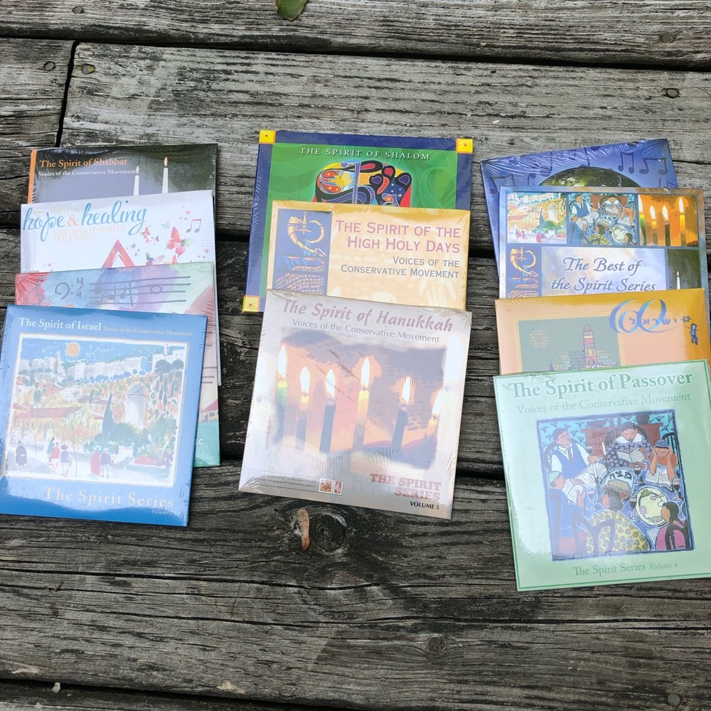 Lot of 11-Jewish Music The Spirit Series CD’s Judaica